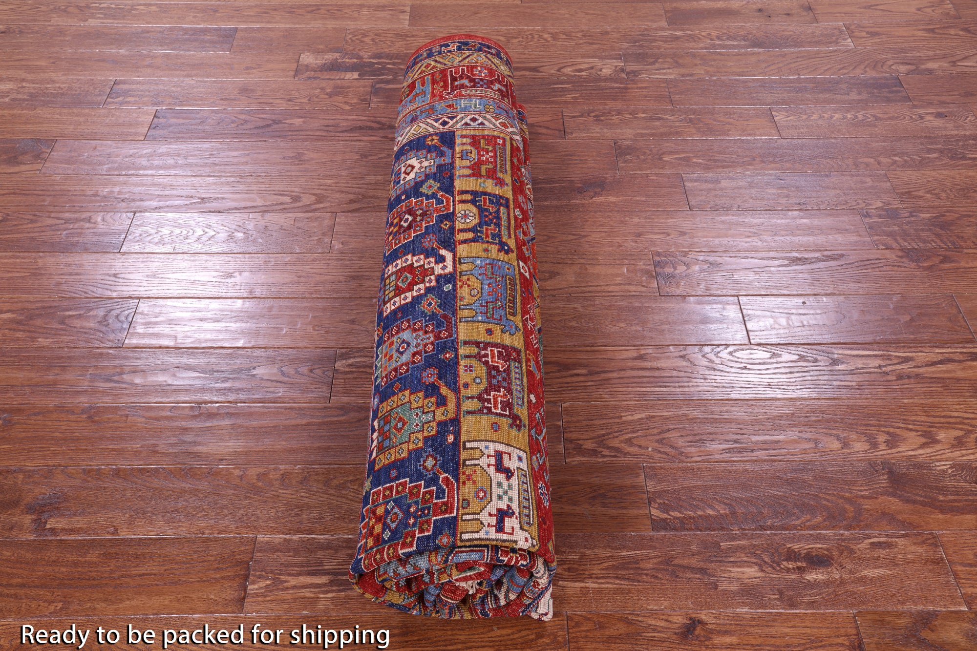 Tribal Persian Gabbeh Hand Knotted Wool Rug - 8' 1" X 10' 0" - Golden Nile