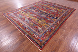 Tribal Persian Gabbeh Hand Knotted Wool Rug - 8' 1" X 10' 0" - Golden Nile