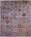 Persian Fine Serapi Hand Knotted Wool Rug - 8' 0" X 9' 8" - Golden Nile