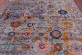 Persian Fine Serapi Hand Knotted Wool Rug - 8' 0" X 9' 8" - Golden Nile