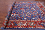 Persian Fine Serapi Hand Knotted Wool Rug - 8' 11" X 12' 0" - Golden Nile