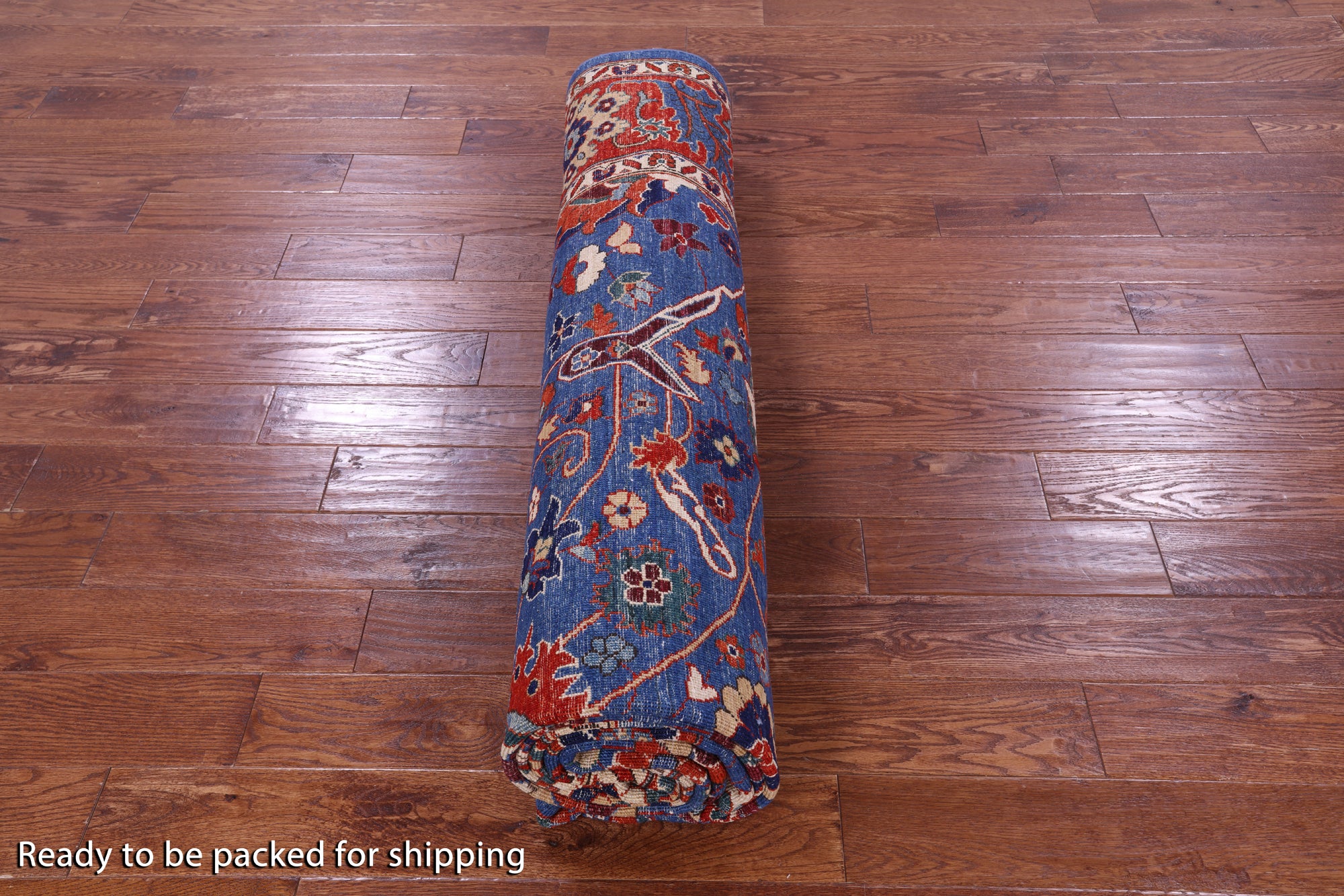 Persian Fine Serapi Hand Knotted Wool Rug - 8' 11" X 12' 0" - Golden Nile