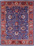 Persian Fine Serapi Hand Knotted Wool Rug - 8' 11" X 12' 0" - Golden Nile