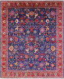 Persian Fine Serapi Hand Knotted Wool Rug - 8' 1" X 9' 8" - Golden Nile
