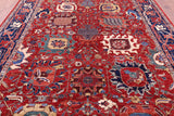 Persian Fine Serapi Hand Knotted Wool Rug - 8' 9" X 11' 9" - Golden Nile