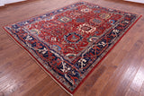 Persian Fine Serapi Hand Knotted Wool Rug - 8' 9" X 11' 9" - Golden Nile