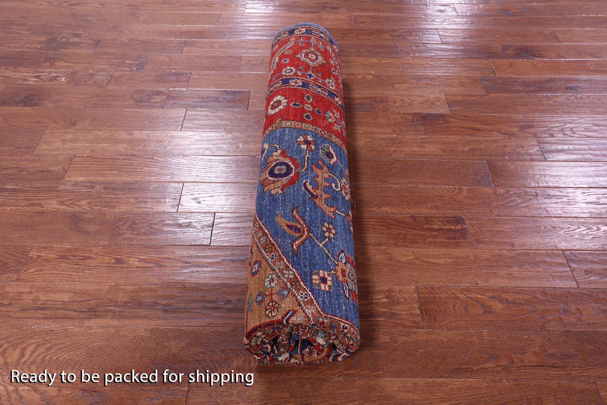 Persian Fine Serapi Hand Knotted Wool Rug - 8' 3" X 9' 9" - Golden Nile