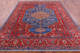 Persian Fine Serapi Hand Knotted Wool Rug - 8' 3" X 9' 9" - Golden Nile