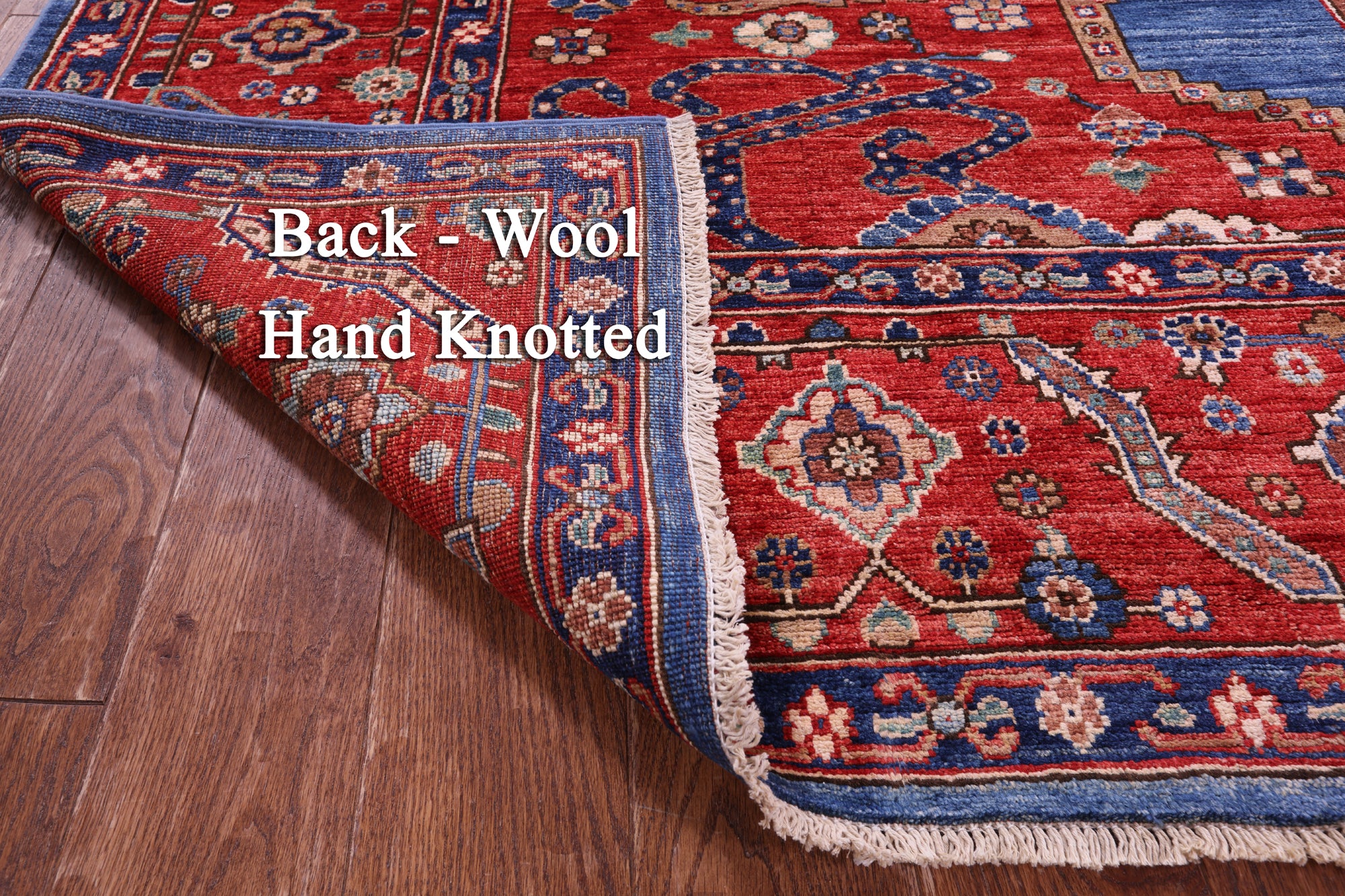 Persian Fine Serapi Hand Knotted Wool Rug - 8' 3" X 9' 9" - Golden Nile