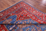 Persian Fine Serapi Hand Knotted Wool Rug - 8' 3" X 9' 9" - Golden Nile