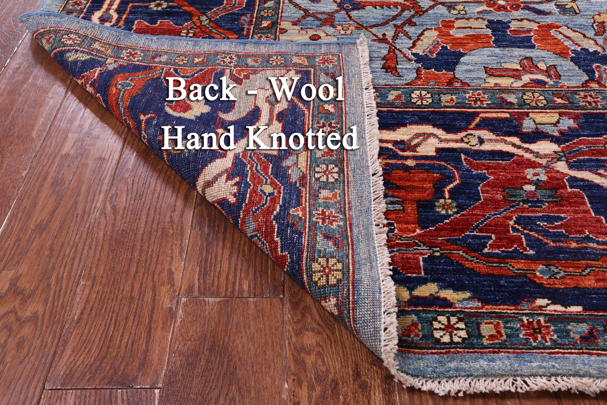 Persian Fine Serapi Handmade Wool Rug - 8' 11" X 15' 6" - Golden Nile