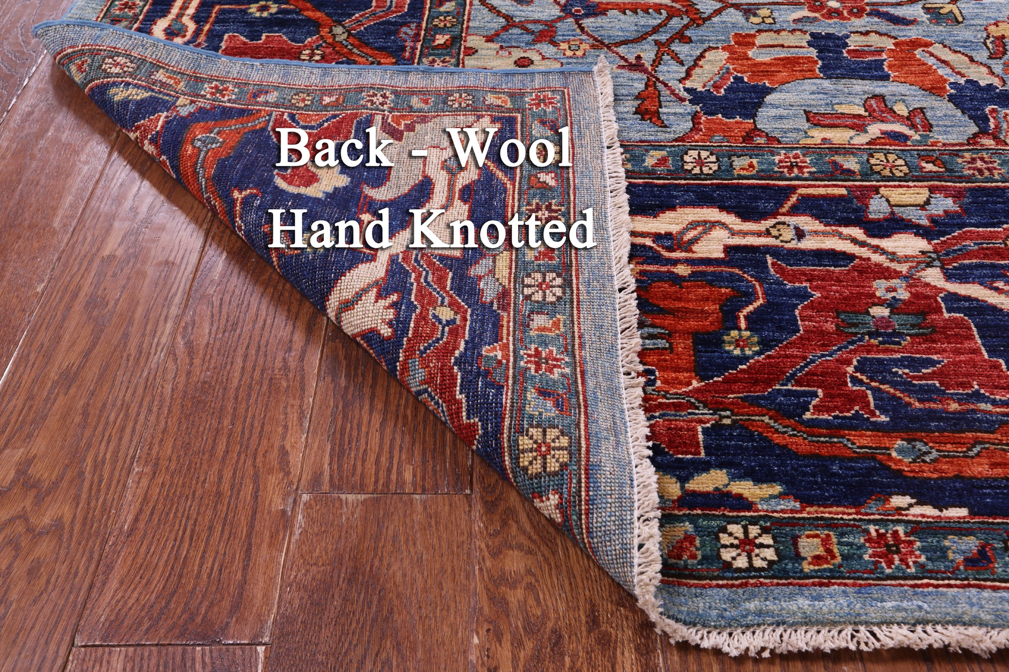 Persian Fine Serapi Handmade Wool Rug - 8' 11" X 15' 6" - Golden Nile