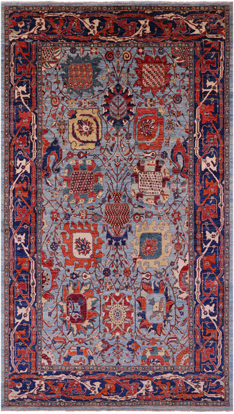Persian Fine Serapi Handmade Wool Rug - 8' 11" X 15' 6" - Golden Nile