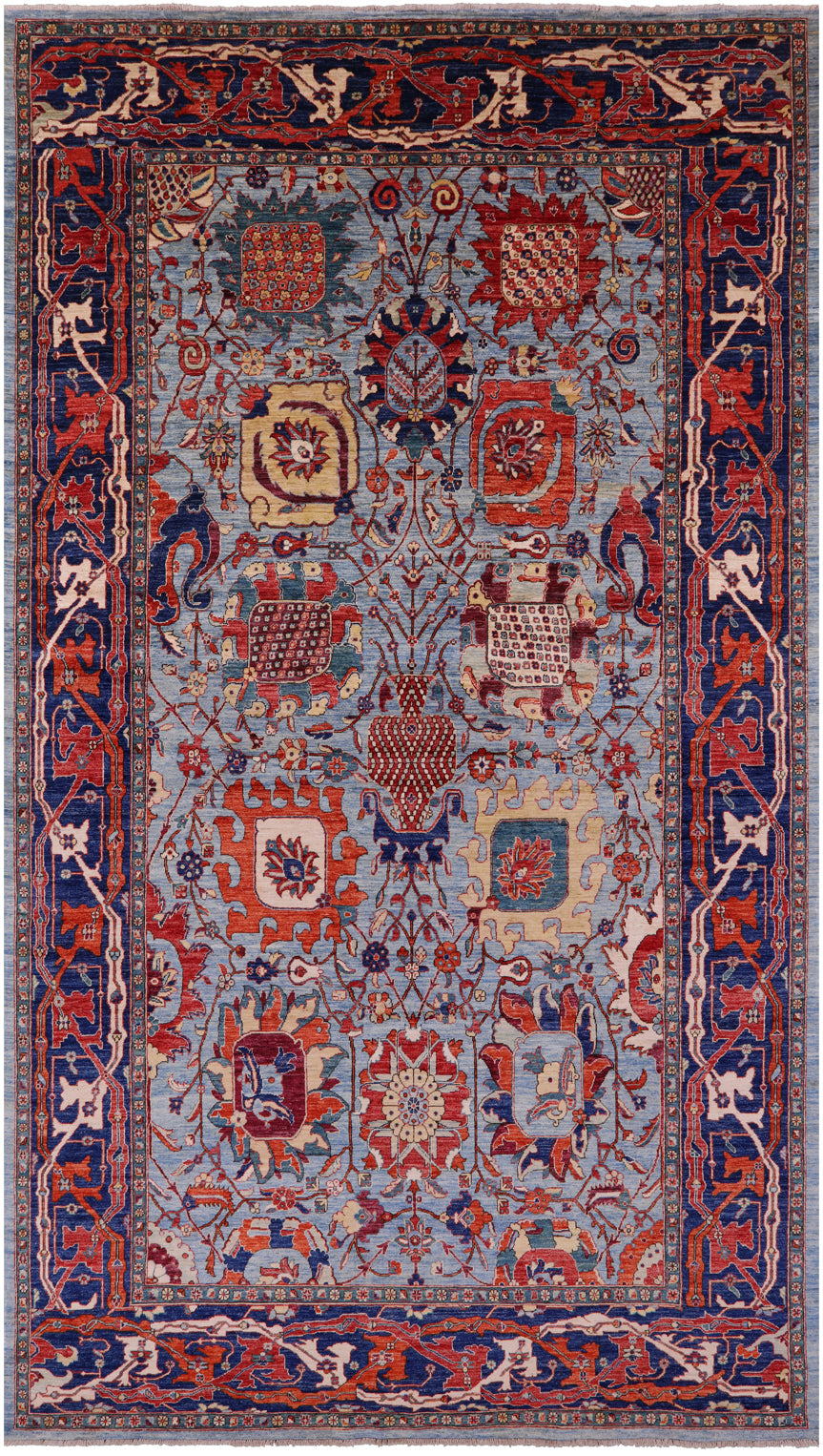 Persian Fine Serapi Handmade Wool Rug - 8' 11" X 15' 6" - Golden Nile