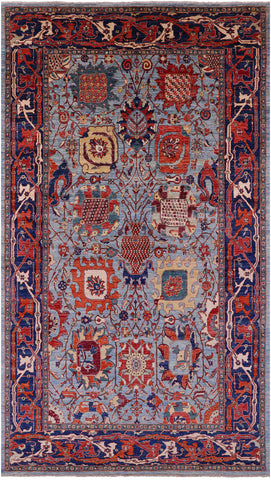 Persian Fine Serapi Handmade Wool Rug - 8' 11