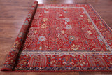 Persian Fine Serapi Hand Knotted Wool Rug - 9' 0" X 11' 6" - Golden Nile