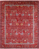 Persian Fine Serapi Hand Knotted Wool Rug - 9' 0" X 11' 6" - Golden Nile