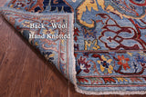 Persian Fine Serapi Hand Knotted Wool Rug - 7' 11" X 9' 11" - Golden Nile