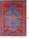 Persian Fine Serapi Handmade Wool Rug - 9' 2" X 12' 8" - Golden Nile