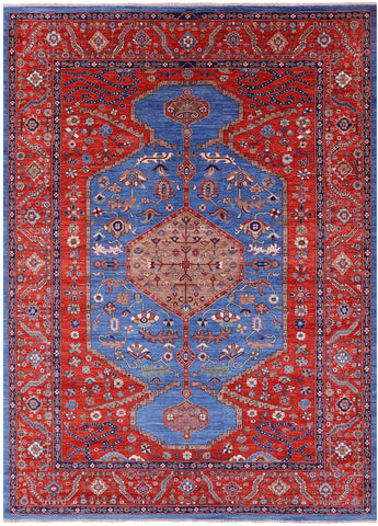Persian Fine Serapi Handmade Wool Rug - 9' 2