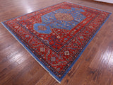 Persian Fine Serapi Handmade Wool Rug - 9' 2" X 12' 8" - Golden Nile