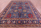 Persian Fine Serapi Hand Knotted Wool Rug - 9' 0" X 11' 11" - Golden Nile