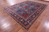 Persian Fine Serapi Hand Knotted Wool Rug - 9' 0" X 11' 11" - Golden Nile