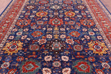 Persian Fine Serapi Hand Knotted Wool Rug - 9' 1" X 11' 7" - Golden Nile
