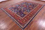Persian Fine Serapi Hand Knotted Wool Rug - 9' 1" X 11' 7" - Golden Nile