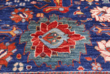 Persian Fine Serapi Hand Knotted Wool Rug - 9' 1" X 11' 7" - Golden Nile