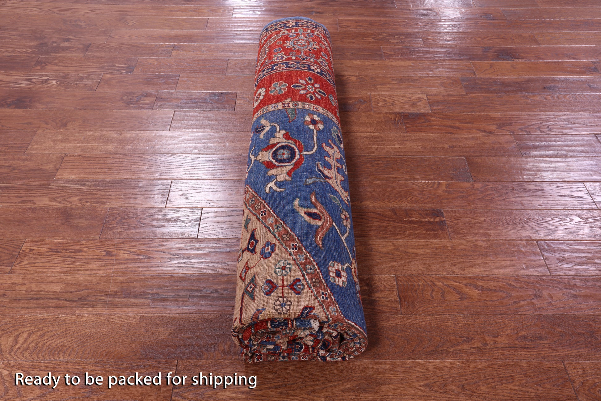 Persian Fine Serapi Handmade Wool Rug - 9' 0" X 11' 10" - Golden Nile
