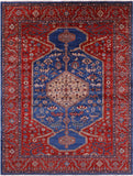 Persian Fine Serapi Handmade Wool Rug - 9' 0" X 11' 10" - Golden Nile