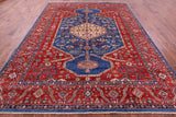 Persian Fine Serapi Handmade Wool Rug - 9' 0" X 11' 10" - Golden Nile