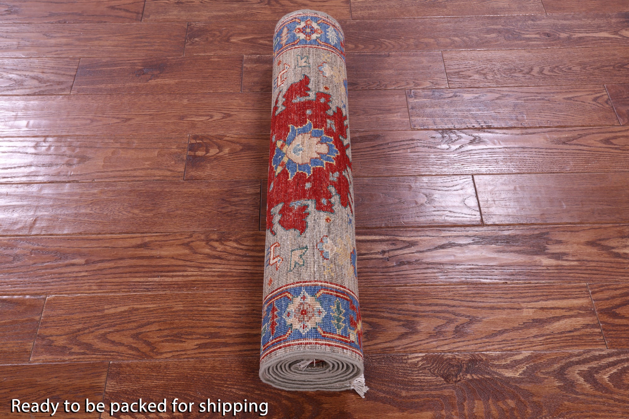 Persian Fine Serapi Hand Knotted Wool Runner Rug - 2' 7" X 8' 3" - Golden Nile