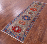 Persian Fine Serapi Hand Knotted Wool Runner Rug - 2' 7" X 8' 3" - Golden Nile