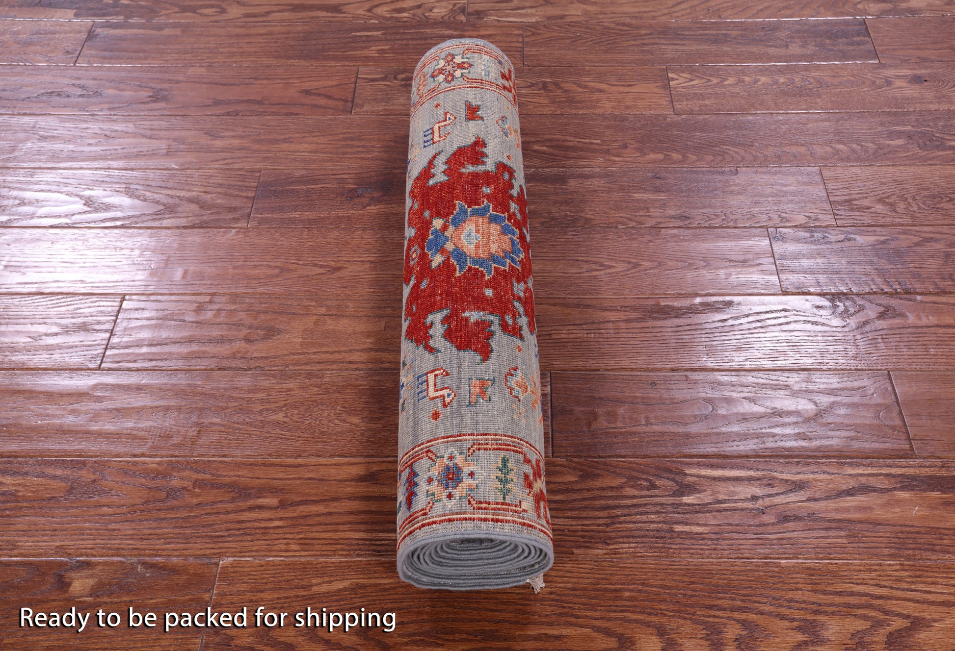 Persian Fine Serapi Handmade Wool Runner Rug - 2' 7" X 9' 7" - Golden Nile