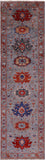 Persian Fine Serapi Handmade Wool Runner Rug - 2' 7" X 9' 7" - Golden Nile