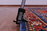 Persian Fine Serapi Hand Knotted Wool Runner Rug - 2' 8" X 10' 0" - Golden Nile