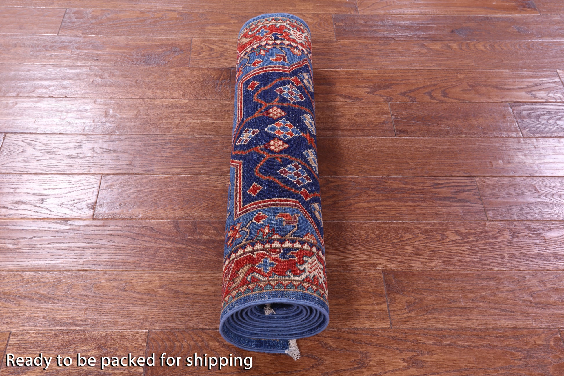 Persian Fine Serapi Hand Knotted Wool Runner Rug - 2' 8" X 10' 0" - Golden Nile