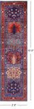 Persian Fine Serapi Hand Knotted Wool Runner Rug - 2' 8" X 10' 0" - Golden Nile