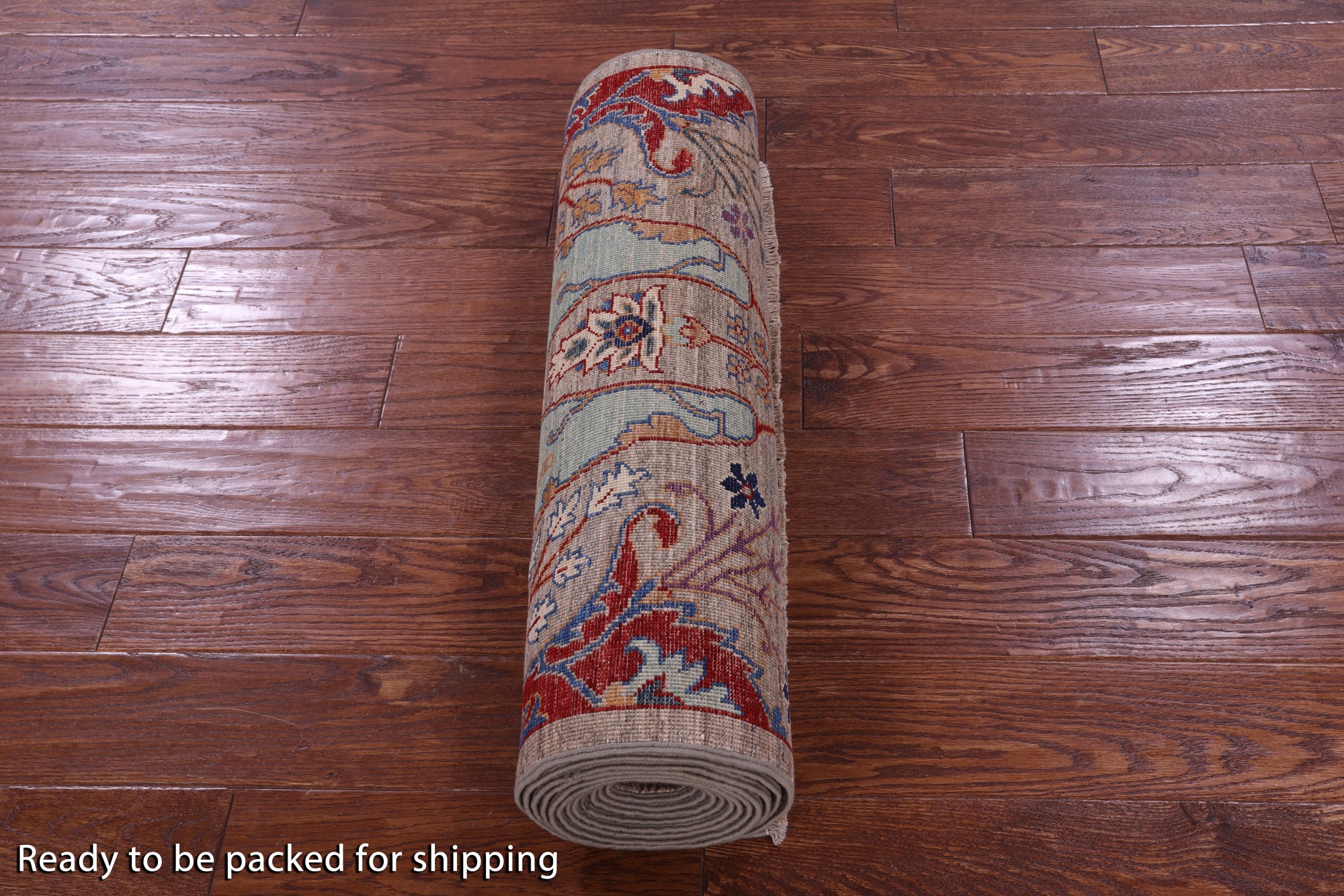 Persian Fine Serapi Handmade Wool Runner Rug - 2' 7" X 15' 8" - Golden Nile
