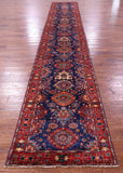 Persian Fine Serapi Hand Knotted Wool Runner Rug - 3' 1" X 19' 1" - Golden Nile