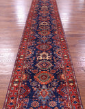 Persian Fine Serapi Hand Knotted Wool Runner Rug - 3' 1" X 19' 1" - Golden Nile