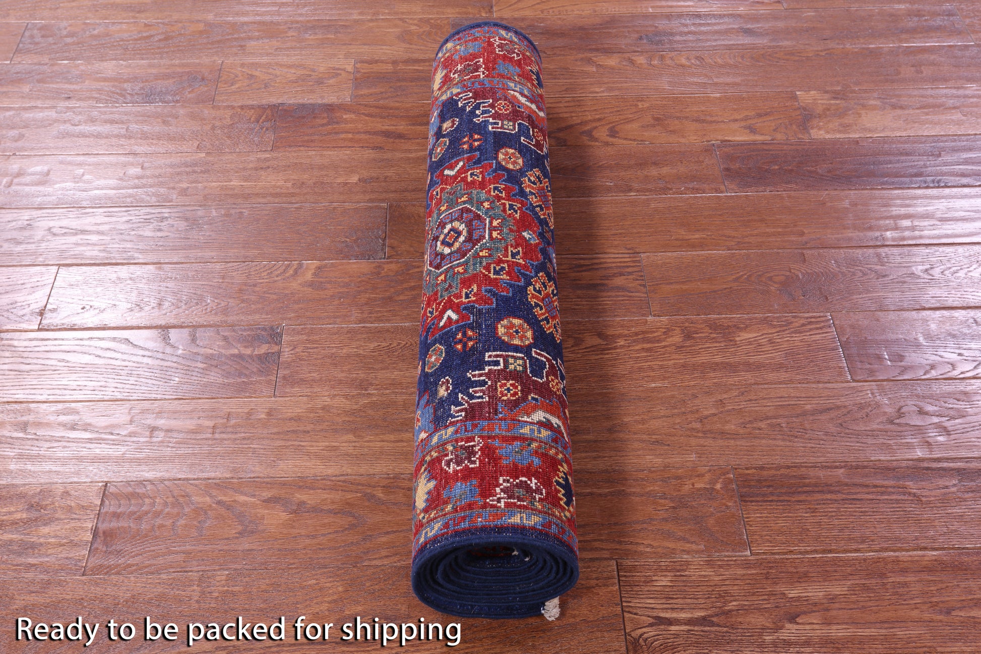 Persian Fine Serapi Hand Knotted Wool Runner Rug - 3' 1" X 9' 8" - Golden Nile