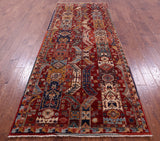 Persian Fine Serapi Hand Knotted Wool Runner Rug - 4' 2" X 11' 4" - Golden Nile