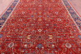Persian Fine Serapi Handmade Wool Rug - 8' 10" X 12' 0" - Golden Nile