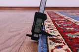 Persian Fine Serapi Hand Knotted Wool Runner Rug - 3' 0" X 11' 9" - Golden Nile