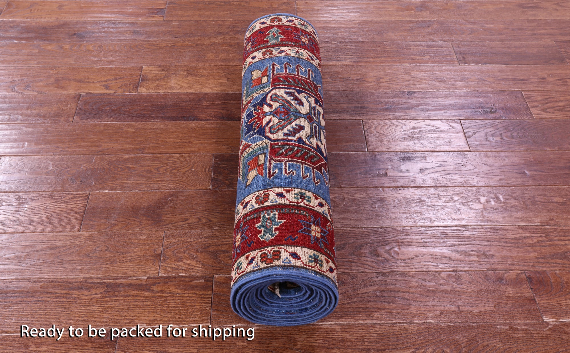 Persian Fine Serapi Hand Knotted Wool Runner Rug - 3' 0" X 11' 9" - Golden Nile
