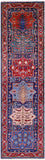 Persian Fine Serapi Hand Knotted Wool Runner Rug - 2' 7" X 9' 7" - Golden Nile