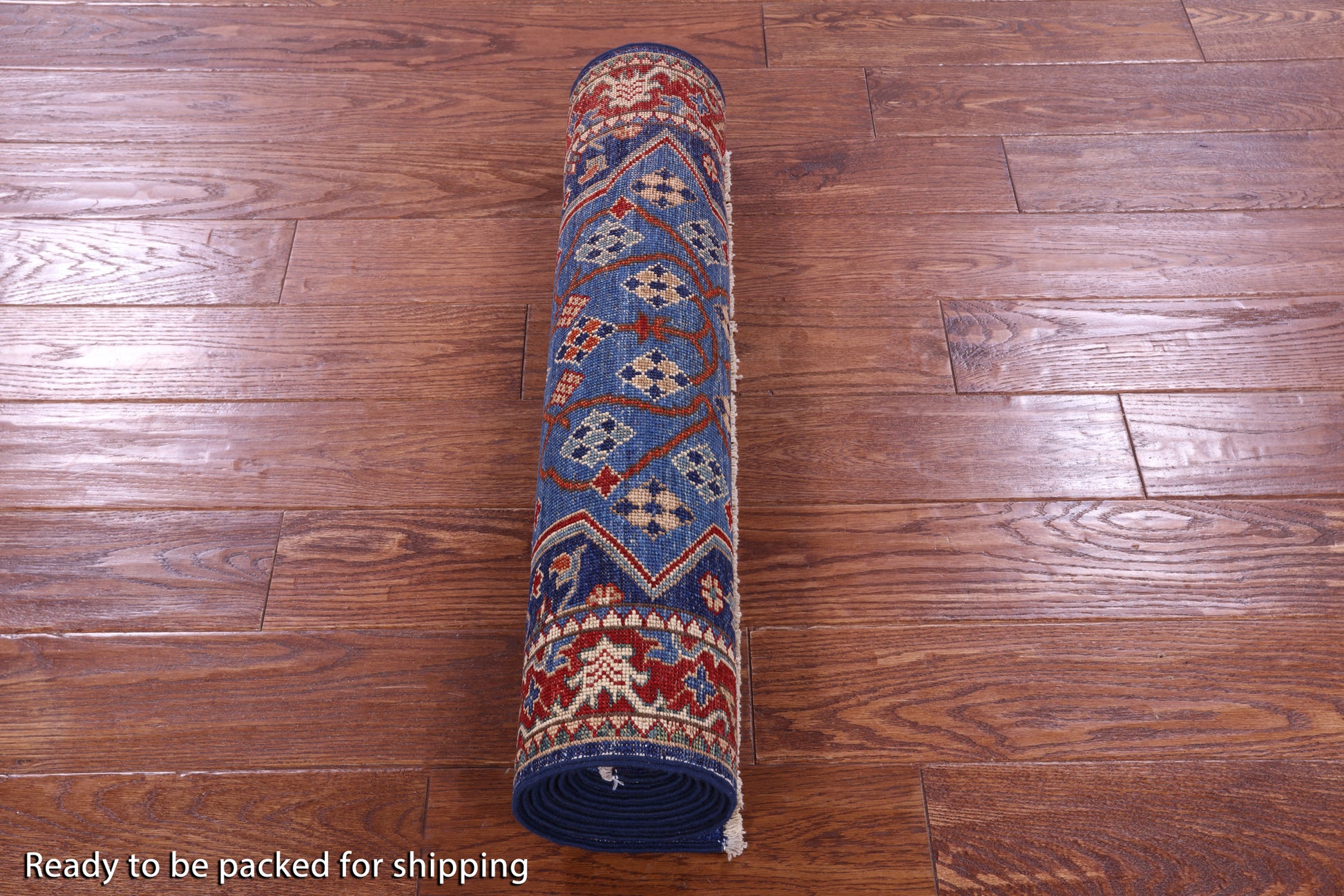 Persian Fine Serapi Hand Knotted Wool Runner Rug - 2' 7" X 9' 7" - Golden Nile